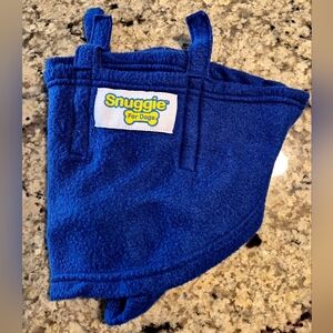 Blue Fleece Pet Cape